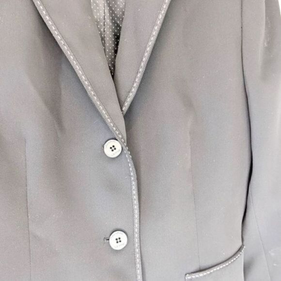 TAHARI Arthur S. Levine Black Blazer Suit Coat 10P - Picture 3 of 4